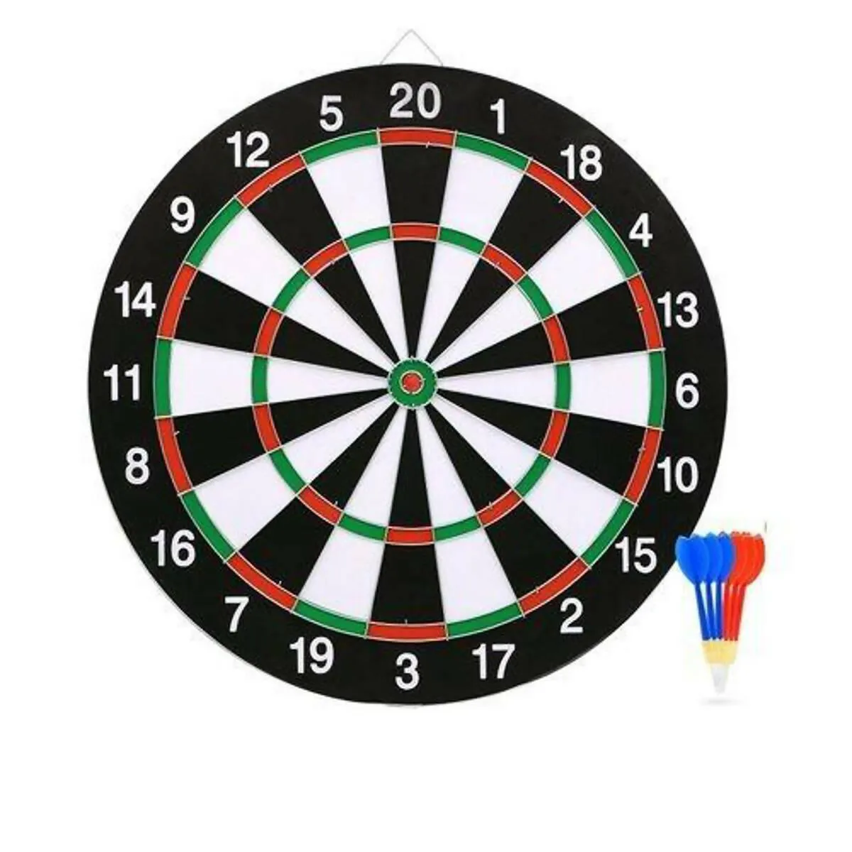 16" Dart Board With 6 Darts Game Set