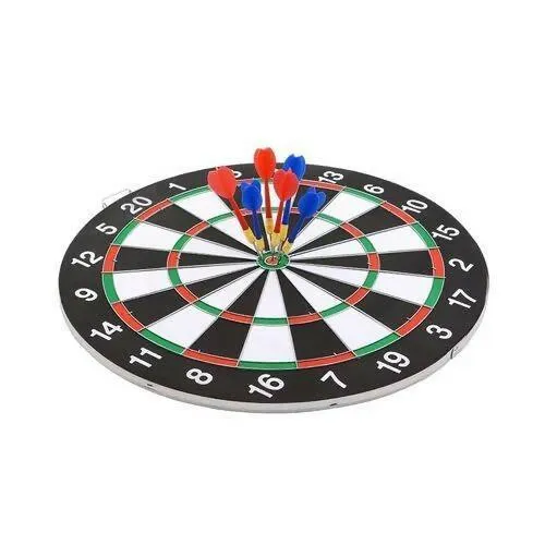 16" Dart Board With 6 Darts Game Set