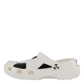 Classic Soccer Ball Clog K White/black