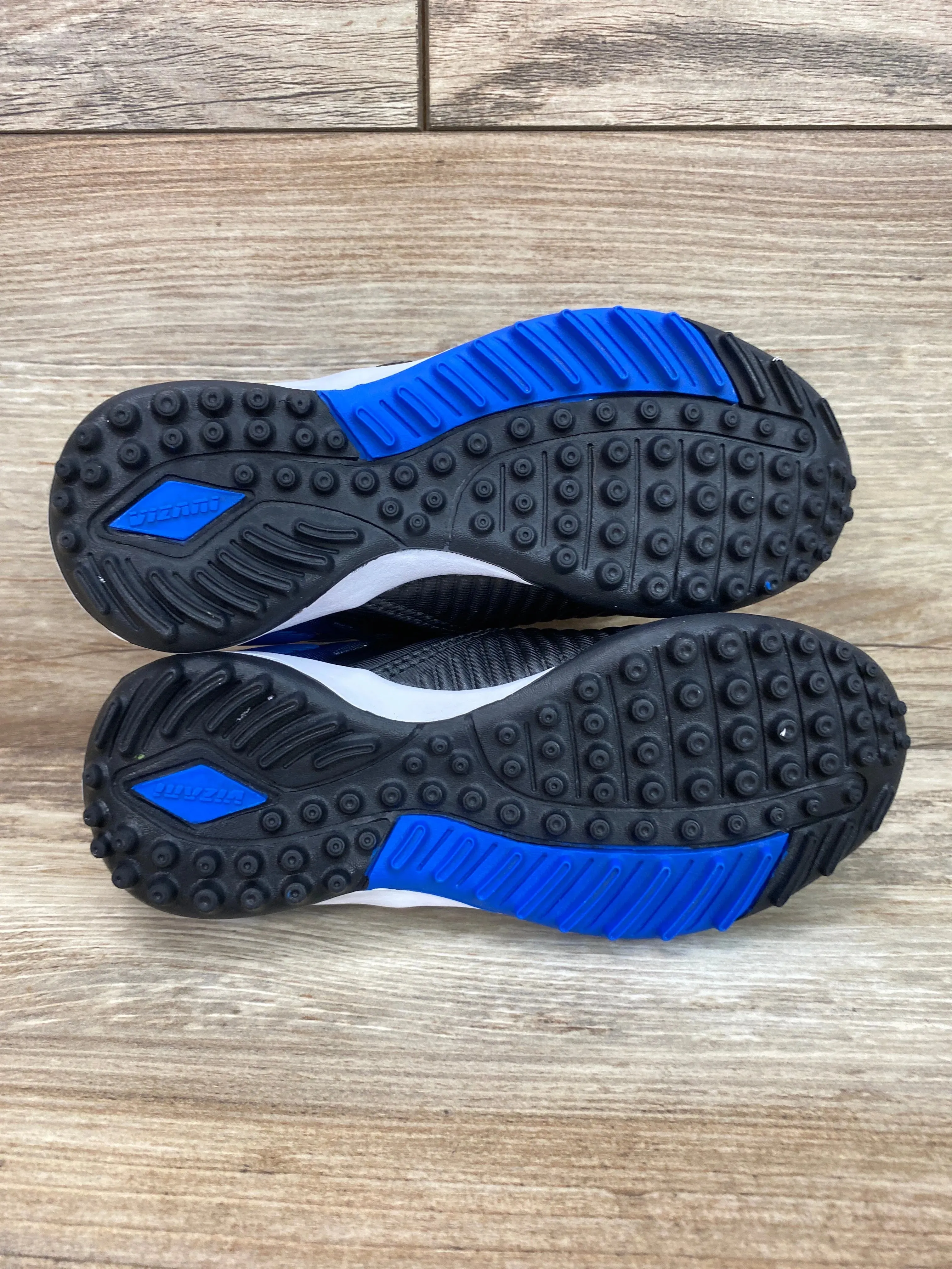 Liga Turf Soccer Shoes  Blue/Black Sz 10c
