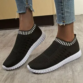 Mesh Round Toe Casual Flats