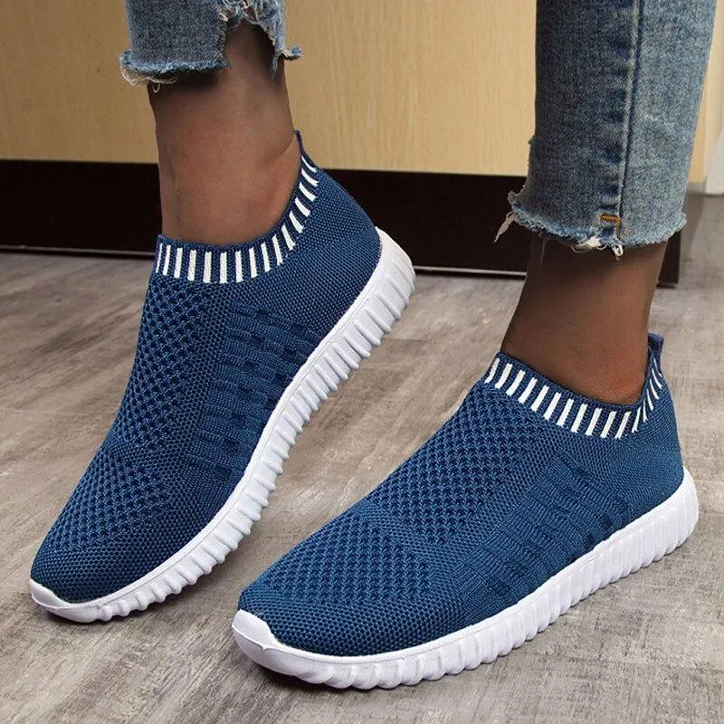 Mesh Round Toe Casual Flats