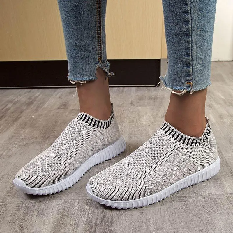 Mesh Round Toe Casual Flats