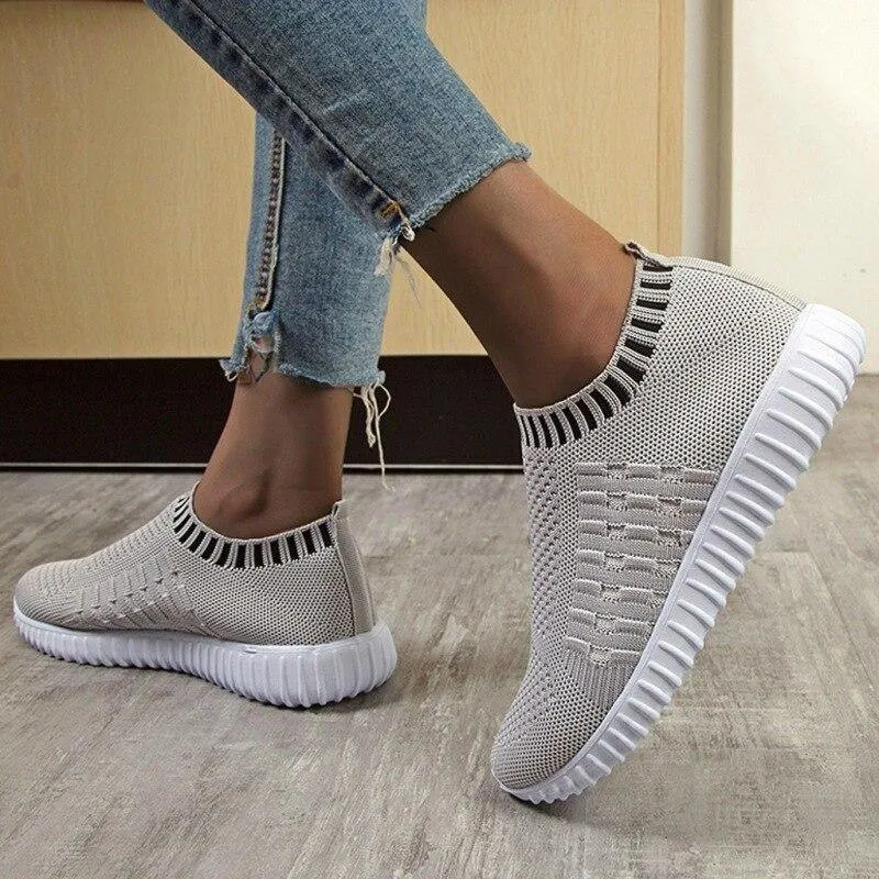 Mesh Round Toe Casual Flats